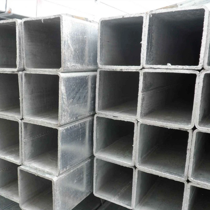 China Ms Hollow Section Hot Dipped Galvanized Square Tube Rectangular Steel Pipe