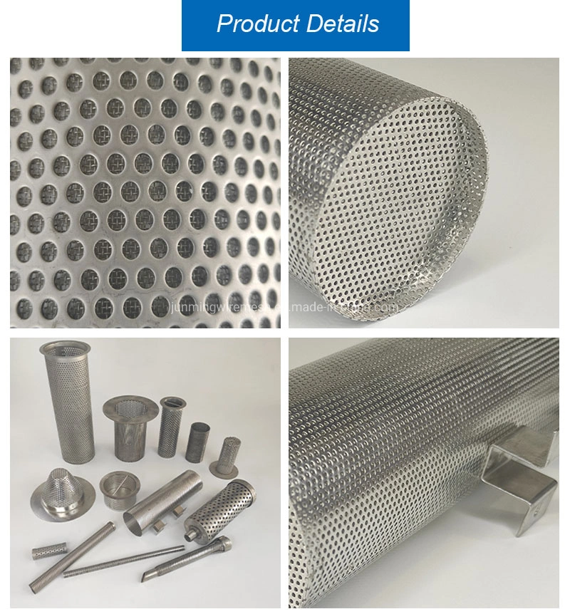 Stainless Steel Filter Mesh Tube 304 316 316L Sintered Filter Tube Porous Powder for Water Oil Liquid Filtration