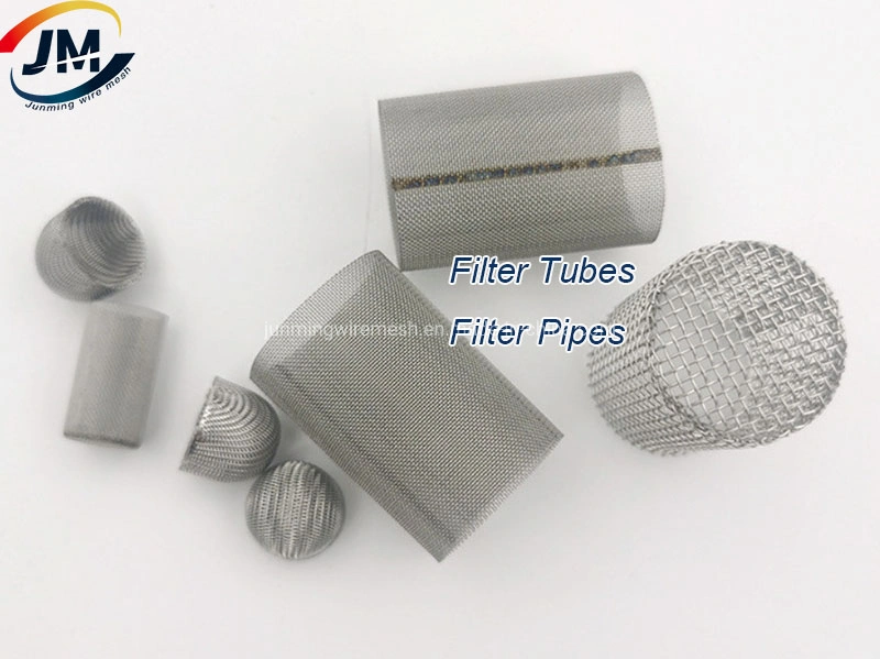 Stainless Steel Filter Mesh Tube 304 316 316L Sintered Filter Tube Porous Powder for Water Oil Liquid Filtration