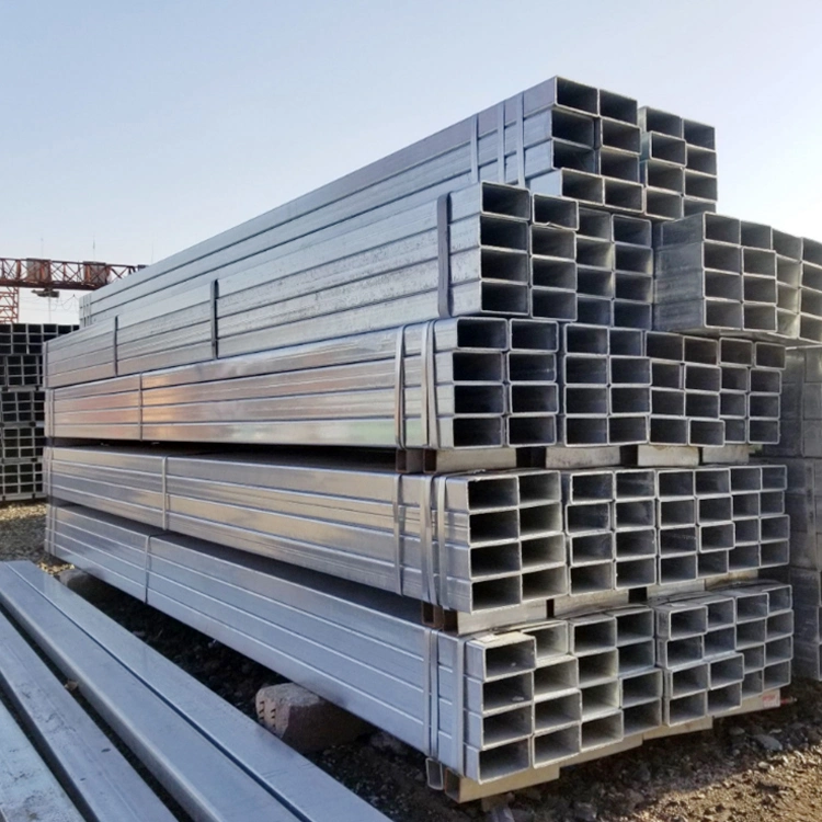 4 X 4 Inch 100*100 Solar Pre Galvanized Torque Hot Dipped Cold Rolled Steel Galvanized Steel Square Tube