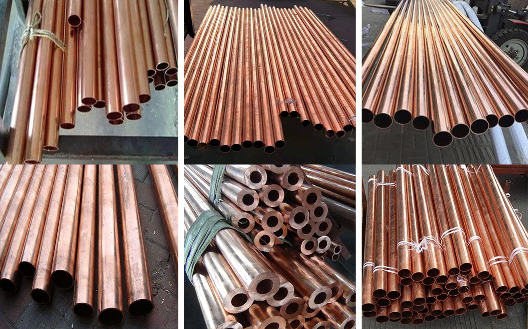 High Quality Seamless Copper Straight Pipe Copper Tube Customized for Air Conditioner