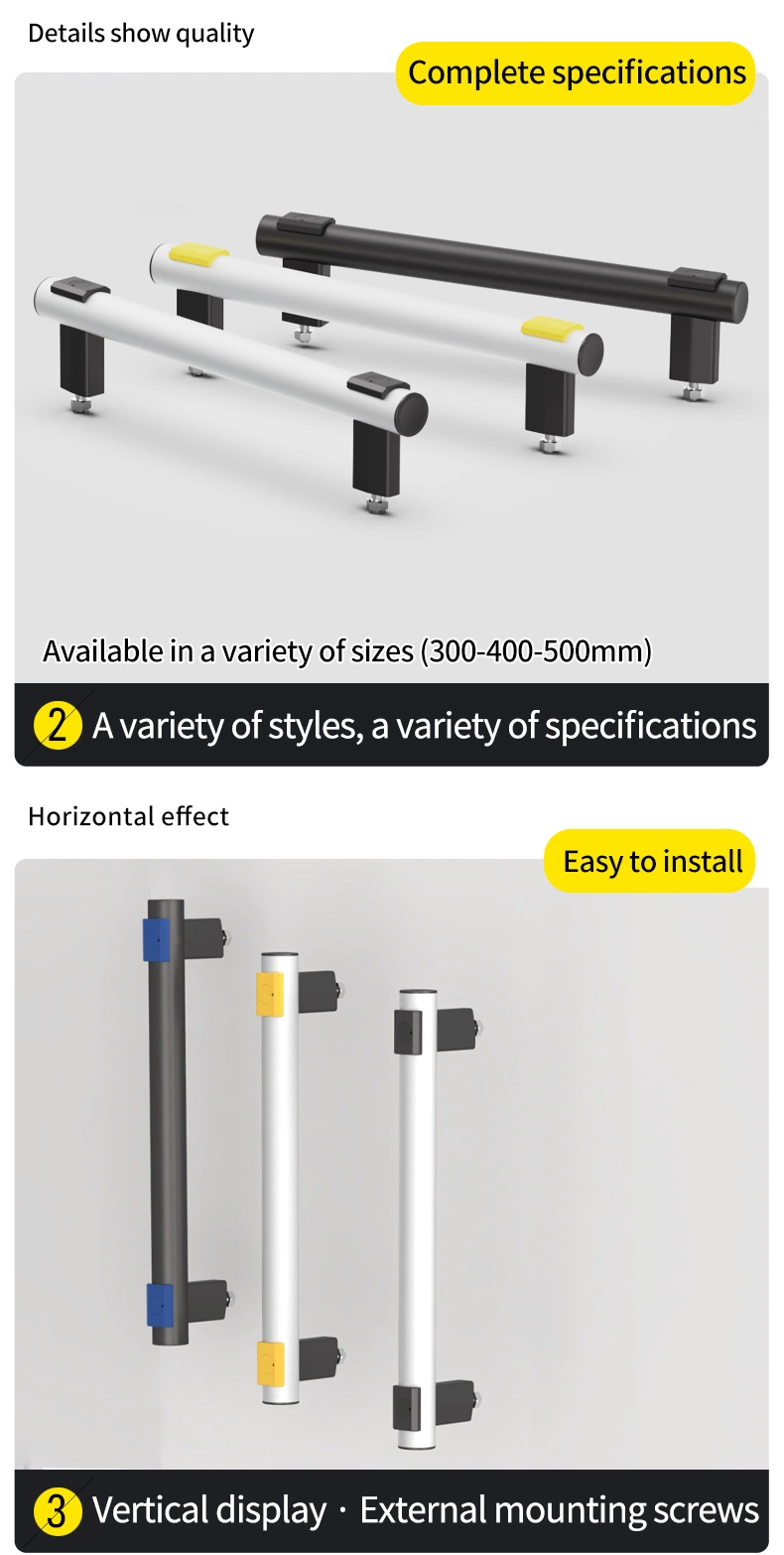 U-Shaped Alloy Handle for Machine Tool/Automation Equipment/Testing Instruments/Medical Devices