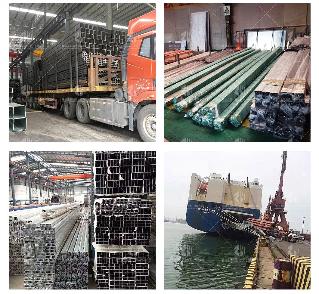 China-Supply ERW Welded/Seamless Q195 Black-Low-Carbon 5.8m-12m Length Hollow Rectangular Oiled-Tubular Square Tube