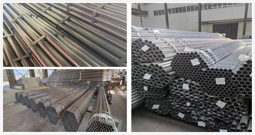 Zinc 40G/M2 Pre Galvanized Square and Rectangular Hollow Section Steel Tube