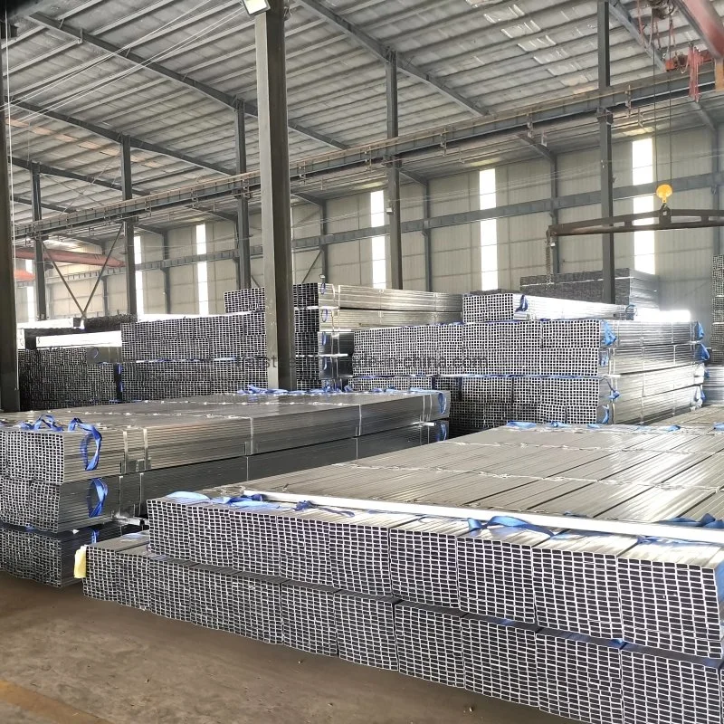 ERW Steel Square Tubing Standard Size Pre Zinc Coated Square Galvanized Steel Pipe 4&quot; Famous Galvanized Steel Pipe 4 Inch Thin Wall Galvanized Square Steel Tube