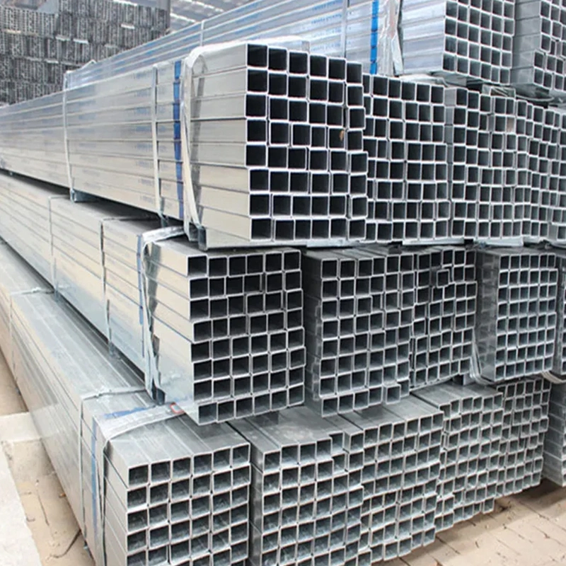 Hot DIP Galvanized Square Steel Pipe and Tube 10X20 20X40 Galvanized Rectangular Tube