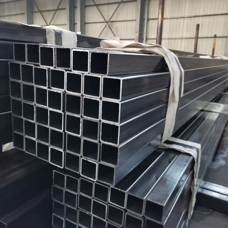 Low Carbon Steel Hollow Sections Welded Square and Rectangular Tubes Thin Wall Metal Fence Posts