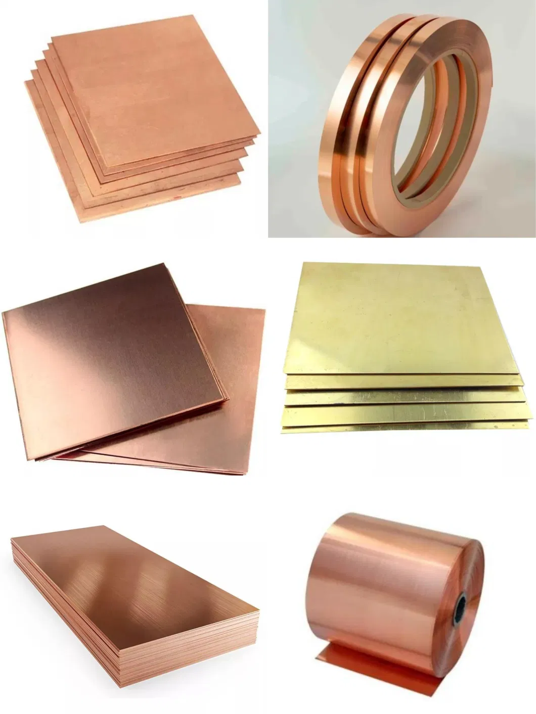 Copper Tube Copper Coil C11000 C10200 C12000 C12200 Small Large Diameter Round Square Rectangular Oval Copper Pipe for Air Conditioner Refrigerator Brass Pipe