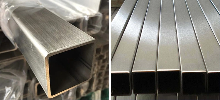 Standard SS316 304 201 420 430 Hollow Square Stainless Steel Pipes Prime Quality Seamless Rectangular Stainless Steel Tubes