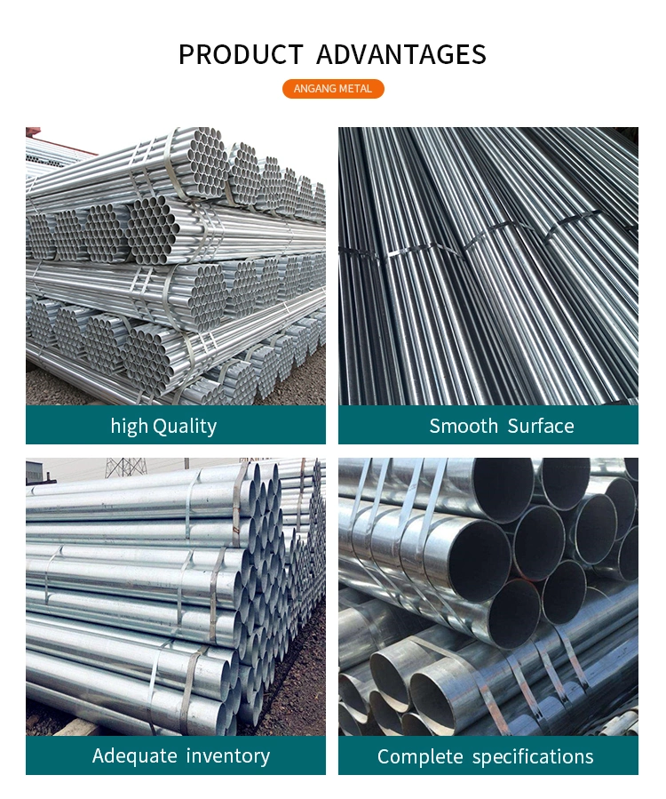 Building Structure with 4 Inch Square Galvanized Steel Tube Hollow Steel 114*114*5 Square Iron Pipe