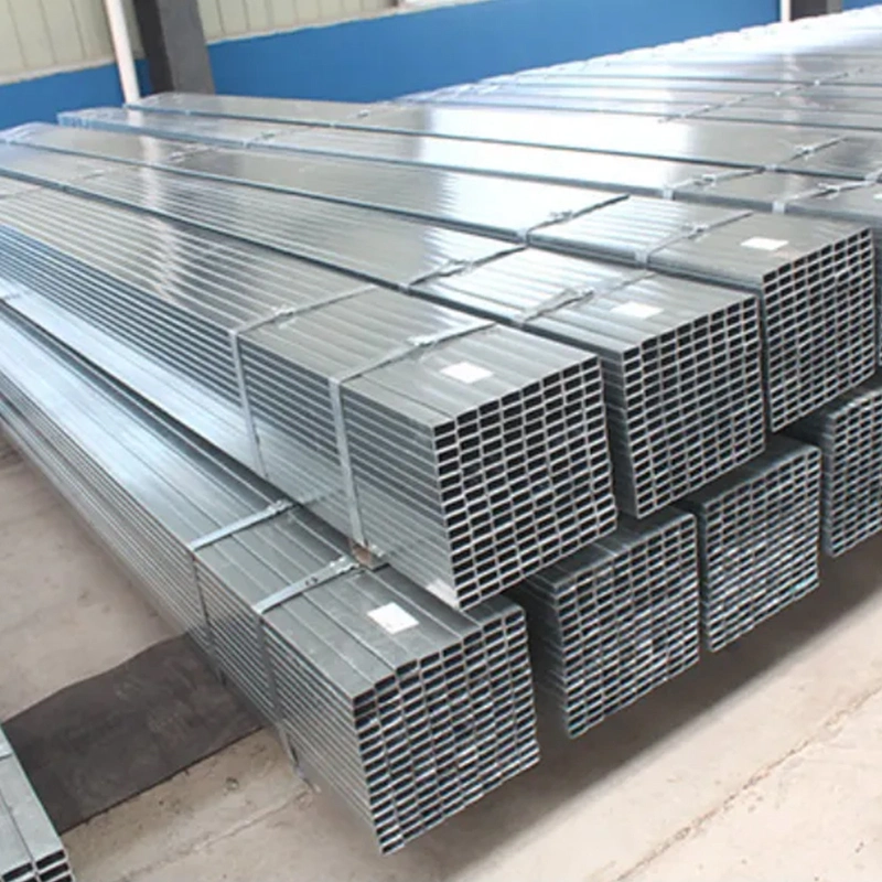 Professional Manufacturer High Quality Square Tubing Galvanized Steel Pipe Iron Rectangular Tube