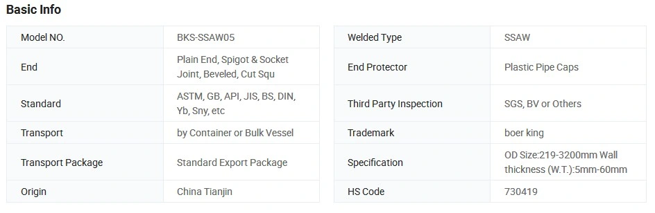 ERW E355 A178 60 Od Structural ERW Round Pipe