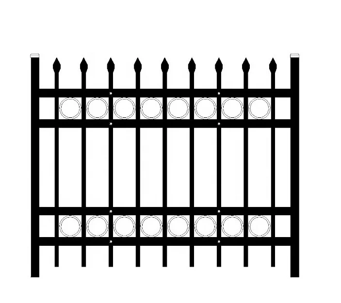 Hot Selling Black Square Pipe Anti Rust Corten Metal Steel Matting Fence in The Philippines