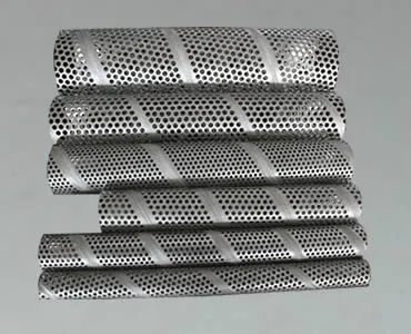 Perforated Filter Tubes Manufactured with Square Holes