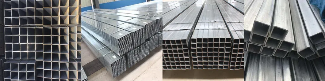 40X40 Pre-Galvanized Square Steel Pipe for Window Frame Building Material