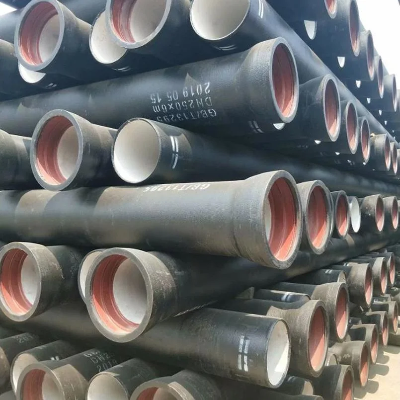 1/6&prime;&prime; Coment Line C40 C30 C25 K9 ISO2531 En545 Fire Water Supply Di Pipe High Pressure Ductile Cast Iron Pipes