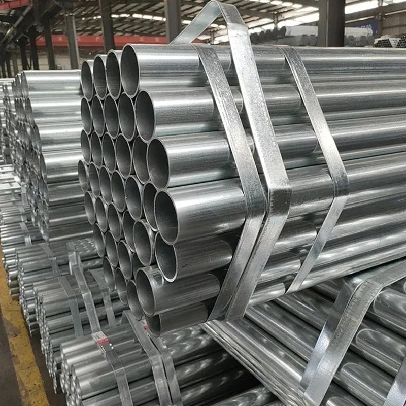 Carbon Round Galvanized Steel Pipe Dx51d Z275 China Black Paint Structural Pipes