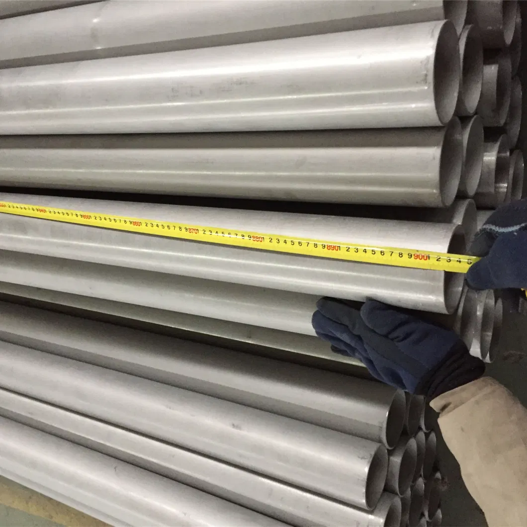 Round Stainless Steel Pipe ASTM A270 A554 SS304 316L 316 310S 440 1.4301 321 904L 201 Square Pipe Inox Ss Seamless Tube