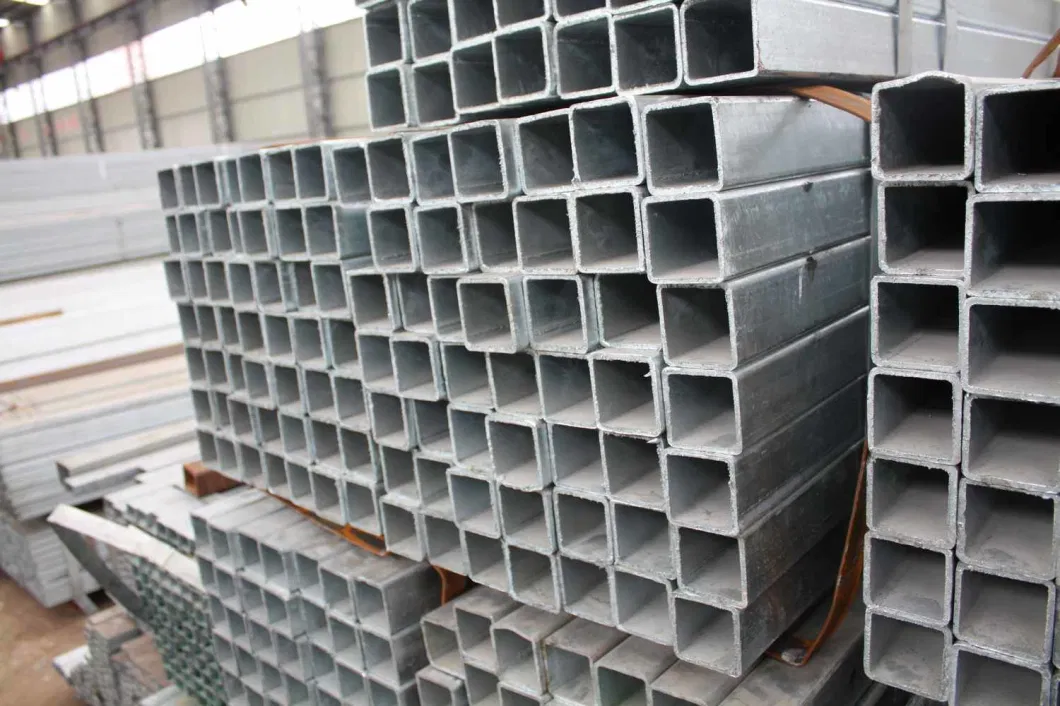 50X50mm HDG Galvanized Perforated Material Gi Pipe Steel Square Tube with Low Price