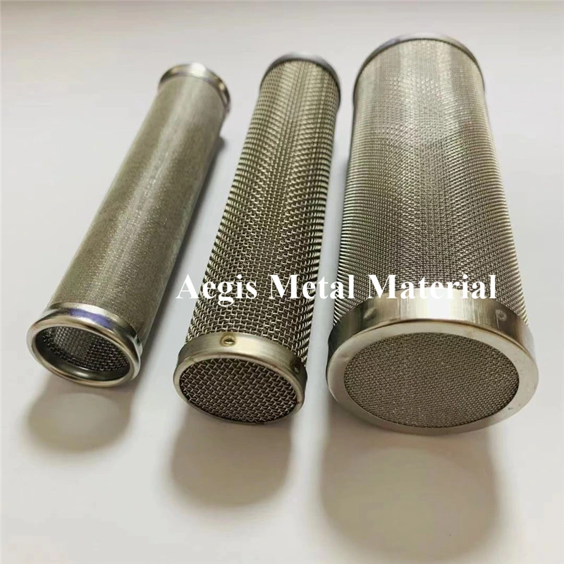 AISI 304 316 316L Stainless Wire Mesh Cylinder Filter Tube