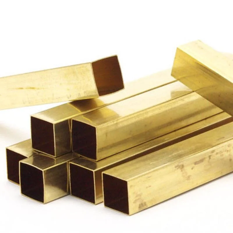 High Quality Cold Drawn Brass Square Tube 12*36 Square Brass Alloy Tube