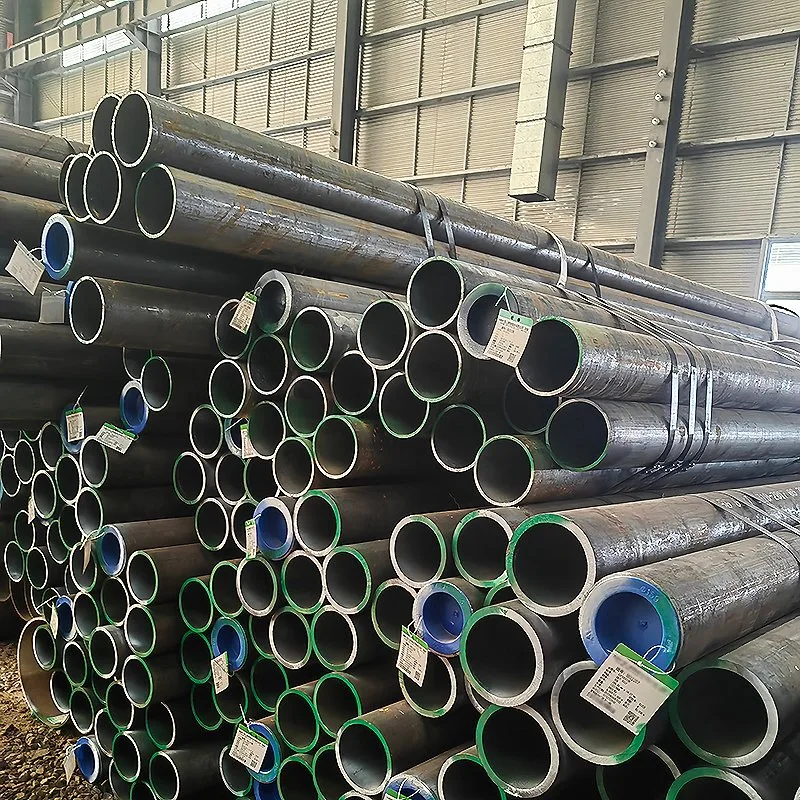 Plastic Coated Steel Pipe Manufacturers Anti-Corrosion Pipe API 5L Oil and Gas Pipeline DIN 30670 3PE/2PE Tpep Coated PE Plastic Pipe 160mm HDPE Pipe