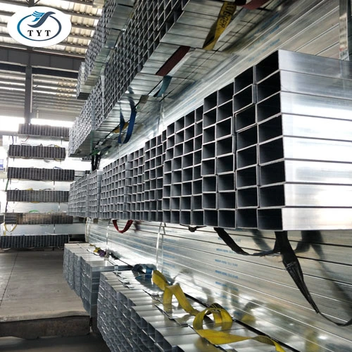 Pre Galvanized Square Steel Pipe Gi Hollow Section Tube