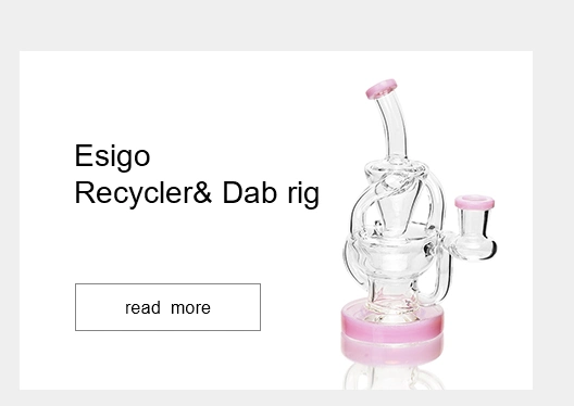 Esigo High End Glass Sticker Honeybee Shisha Hookah Glass Water Smoking Pipe Glass Straight Tube