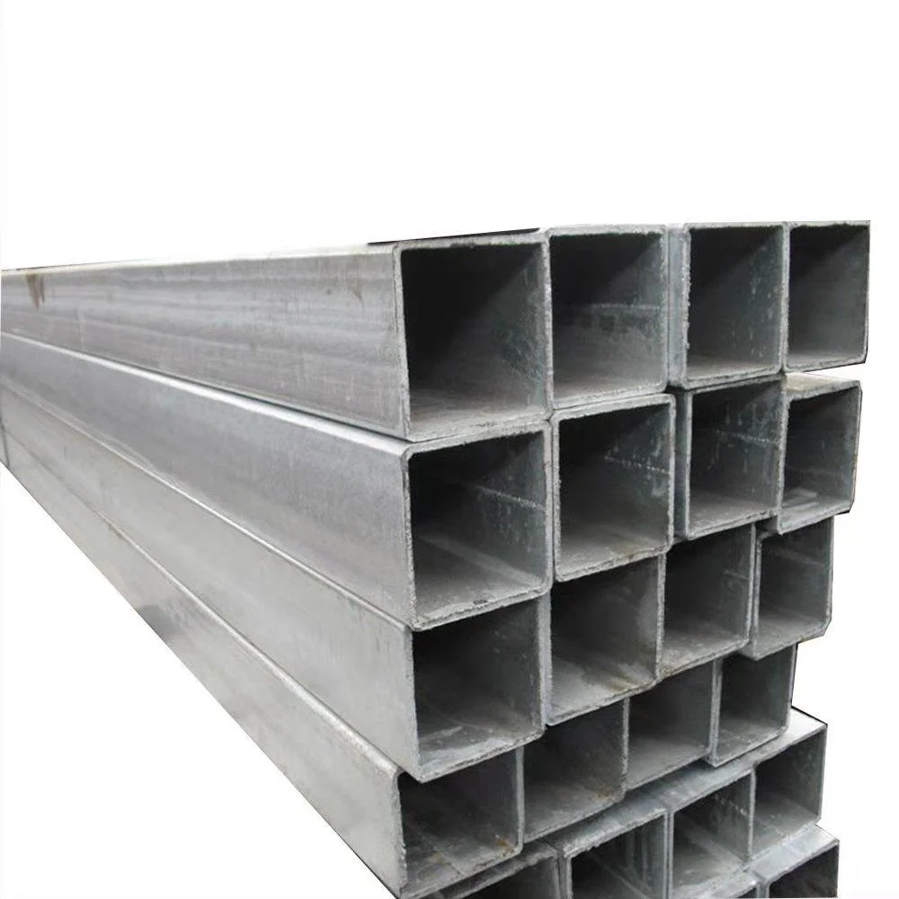 ASTM A53 Galvanized Welded Pipes Square and Rectangular Hollow Section Iron Steel Pipes