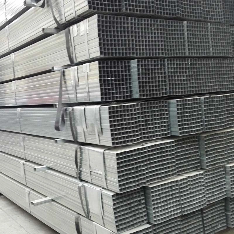 BS1387 Pre Galvanized Square Hollow Section Metal Tube 15X20 Square Tube Brother Hse Tube