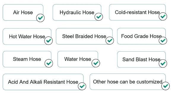 Transmission Universal Rubber Hose Steam Hose Diesel Oil Pipe Made in China