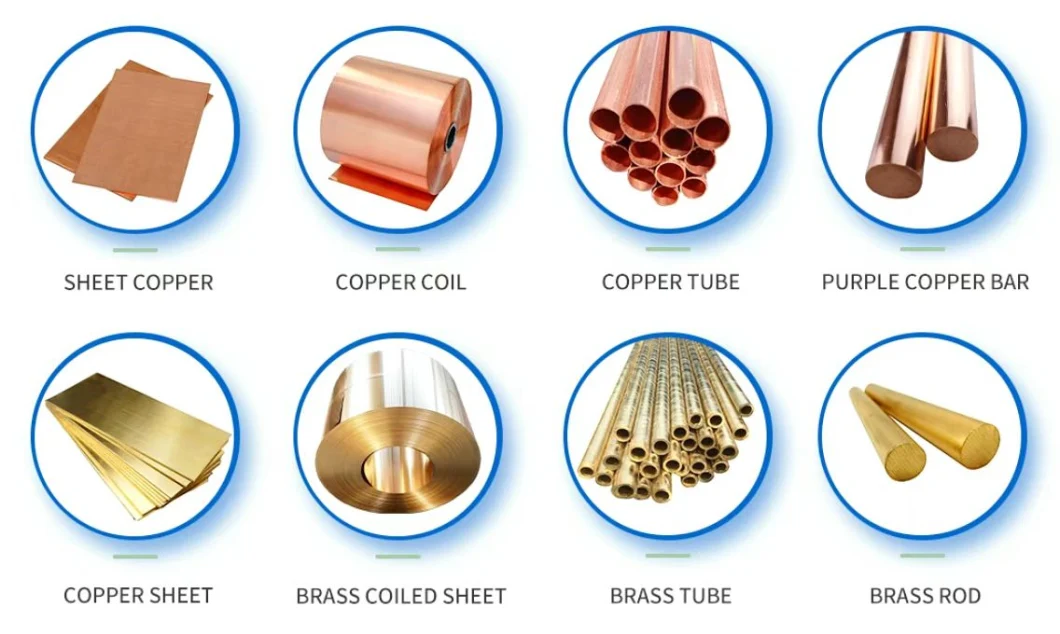 Copper Tube Factory Price Seamless Copper Tube Air Conditioner and Refrigeration Equipment Coppersheet/Plate/ Pipe/Tube