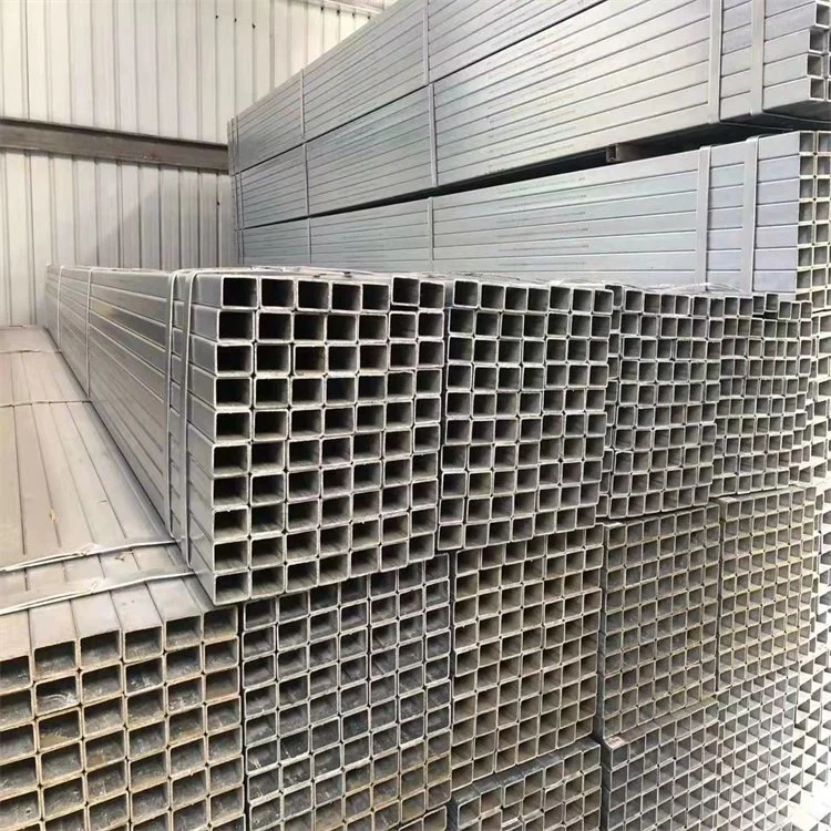 ERW A36 Q235 Low Carbon Steel Tube Structural Tubes Rectangular Galvanized Square Pipe for Construction Shipbuilding