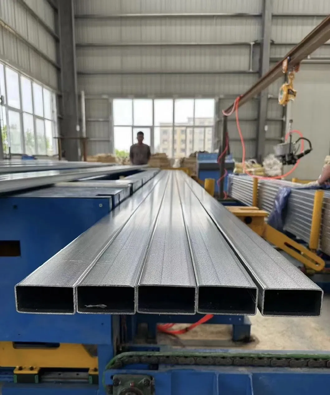 Rhs Shs Rectangular Hollow Section Square Galvanized Rectangular Steel Pipe Gi Hollow Section for Construction