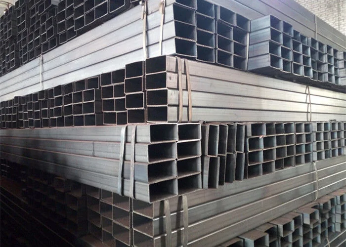 Mild Carbon Welded Metal Ms ERW Black Iron Hollow Section Rectangular and Square Steel Pipe 200X200 Galvanized Square Tube