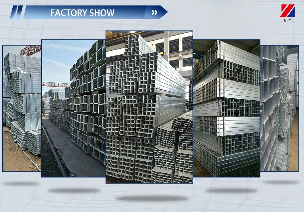 Hot-DIP Galvanized Square Tube Hollow Section Size Customization