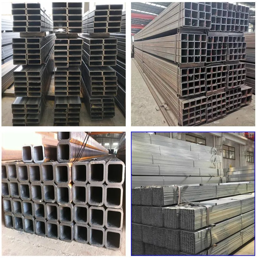 China Supplier New Hot Dipped Galvanized Ms Steel Square Tube/ Rectangular Steel Pipe/ Hollow Section