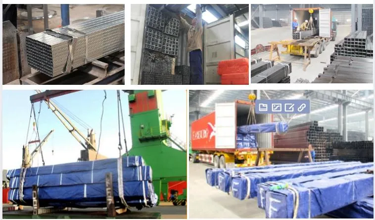 Welded ERW Square Structural Prices Galvanized Square Steel Tube