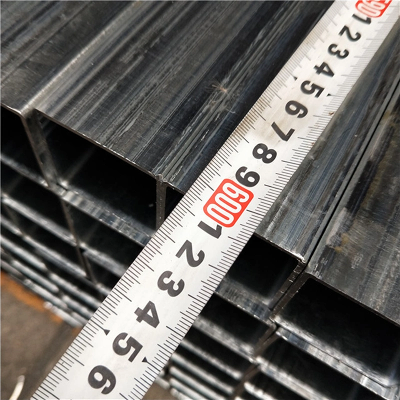 Square Tube Perforated Galvanized Steel Post Pre Galvanized Square Tube 3mm Thick Galvanized Square Tube Price