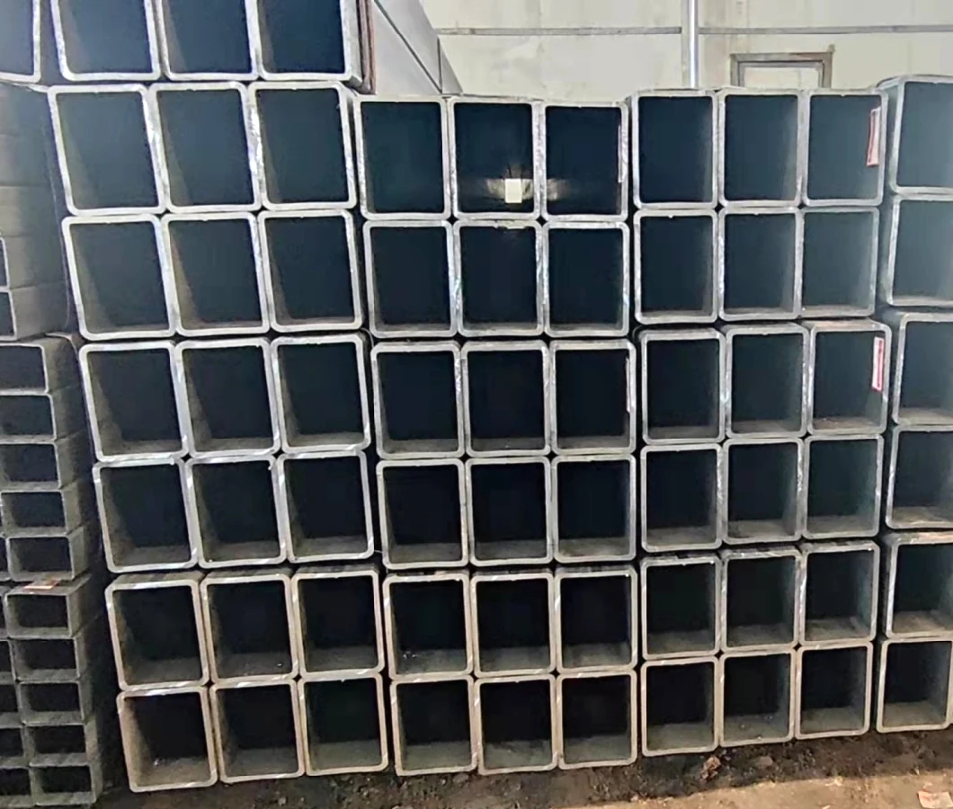 Mild Carbon Welded ERW Black Iron Hollow Section Rectangular Square Steel Pipe 200X200 Galvanized Square Tube