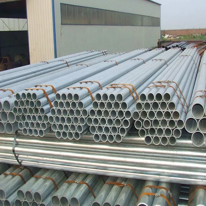 Carbon Round Galvanized Steel Pipe Dx51d Z275 China Black Paint Structural Pipes