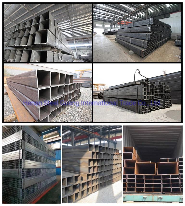 Square Steel Pipe Steel Tubular Price List Rectangular Tube 200X100 Rhs