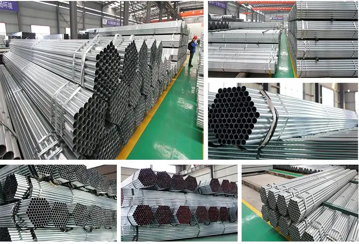 Hollow Section Welded Gi Steel Pipe Q345b Q235 Hot DIP Galvanized Steel Square Tube