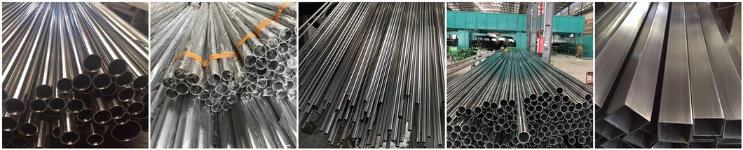 201 304 316 Stainless Steel Slotted Pipe/Groove Tube Square Round Tube for Handrail