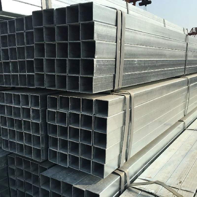 China Ms Hollow Section Hot Dipped Galvanized Square Tube Rectangular Steel Pipe