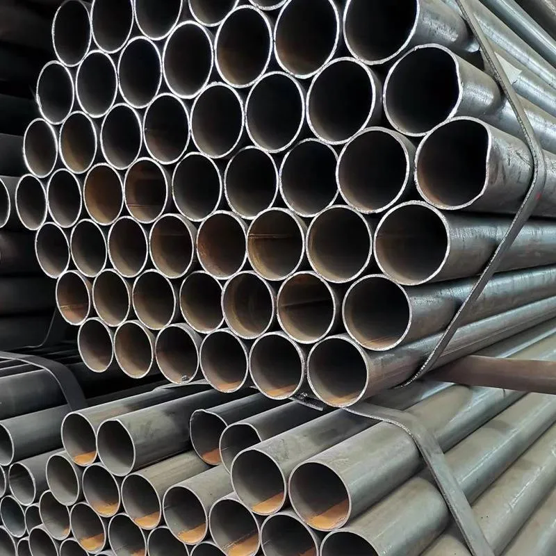 ASTM A53 API 5L Schedule 40 Gr. B Stright Seam Structural Carbon Steel Tube Round Hollow Thin Black Steel Pipe