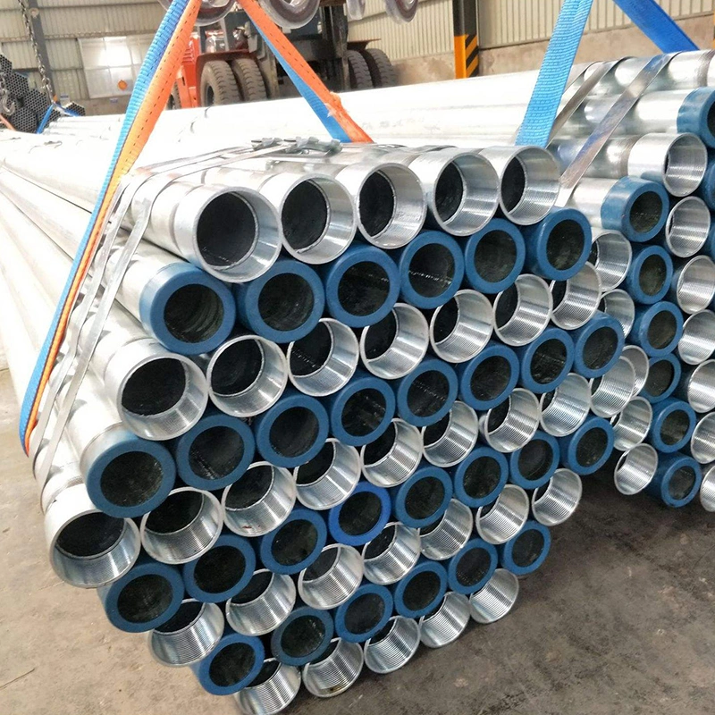 Hot Dipped Hollow Tube Pre Galvanized 6 Meter Customized Seamless / ERW / Welded Carbon Steel Square / Round Pipe for Greenhouse