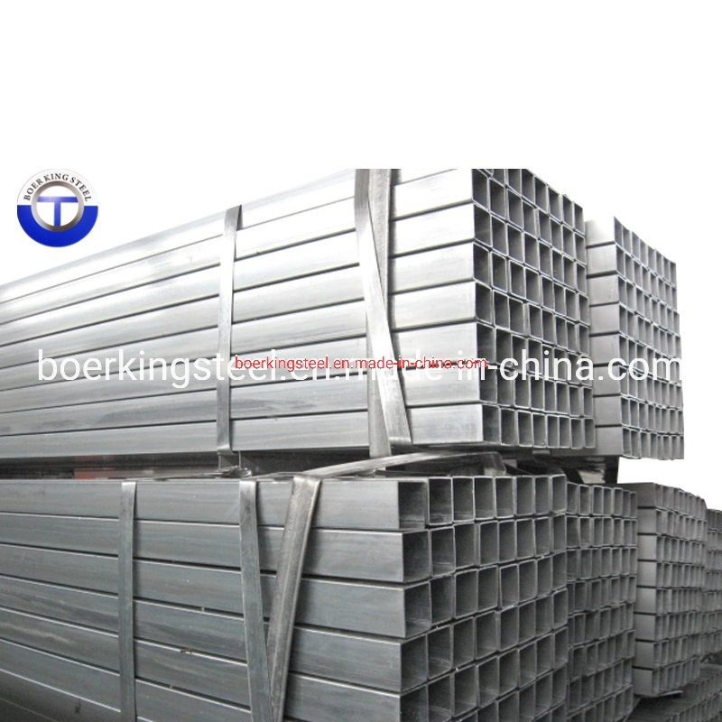 Hot Dipped Galvanized Steel Pipe / Square Tube /Rectagular Hollow Section with Gradejis Ss400 Ss490 Professional Manufacturer /Gi Square Hollow Section