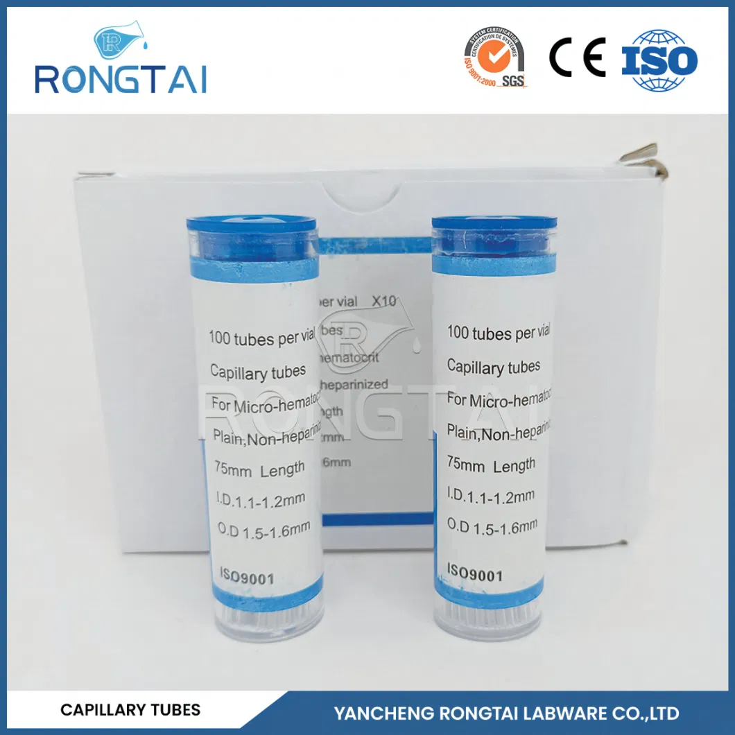 Rongtai Sealed Capillary Tube Manufacturing Small Diameter Glass Quartz Capillary Tube China Square Glass Capillary Tubes