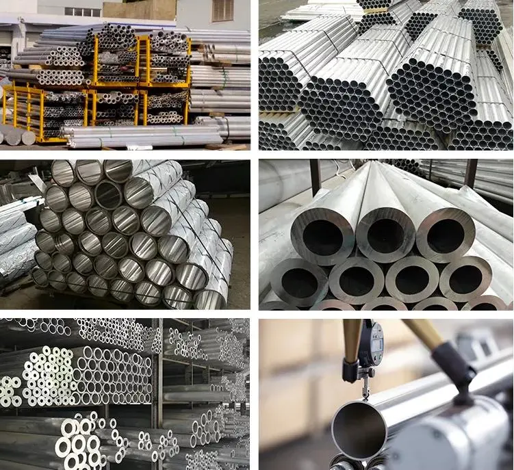 Customized Different Sizes High Strength Aluminum Tube 5754 6061 Seamless/Welded Aluminium Round Tubing Pipe 7075 Brushed/Polished Hollow Aluminum Alloy Tube